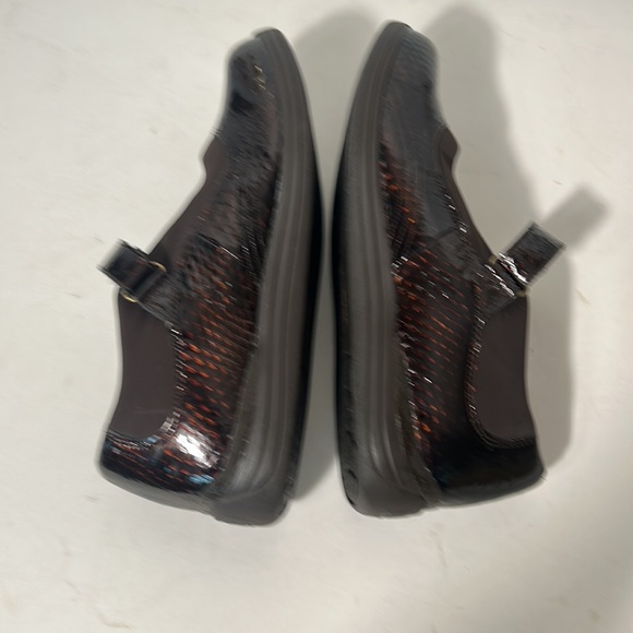 DREW ROSE MARY JANE WOMEN BROWN CROC LEATHER UPPER COMFORT SHOES in size 11m - Picture 11 of 11